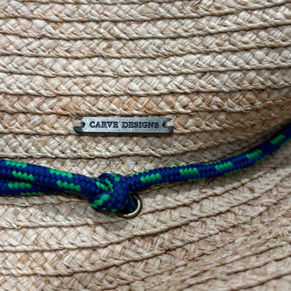 Carve Designs Floppy Raffia Hat - One Size - Picture 3 of 7